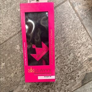 Slayyy Drawstring Ponytail in Sleek Black